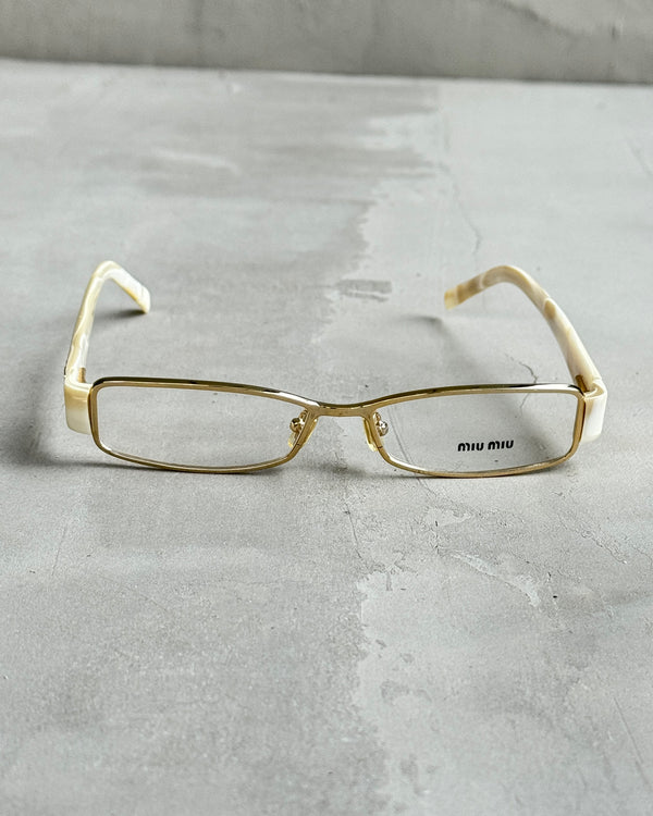 MIU MIU CLEAR LENS BAYONETTA EYE GLASSES