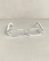 GUCCI WHITE 90'S BAYONETTA GLASSES