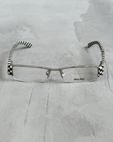 MIU MIU CLEAR LENS BAYONETTA EYE GLASSES