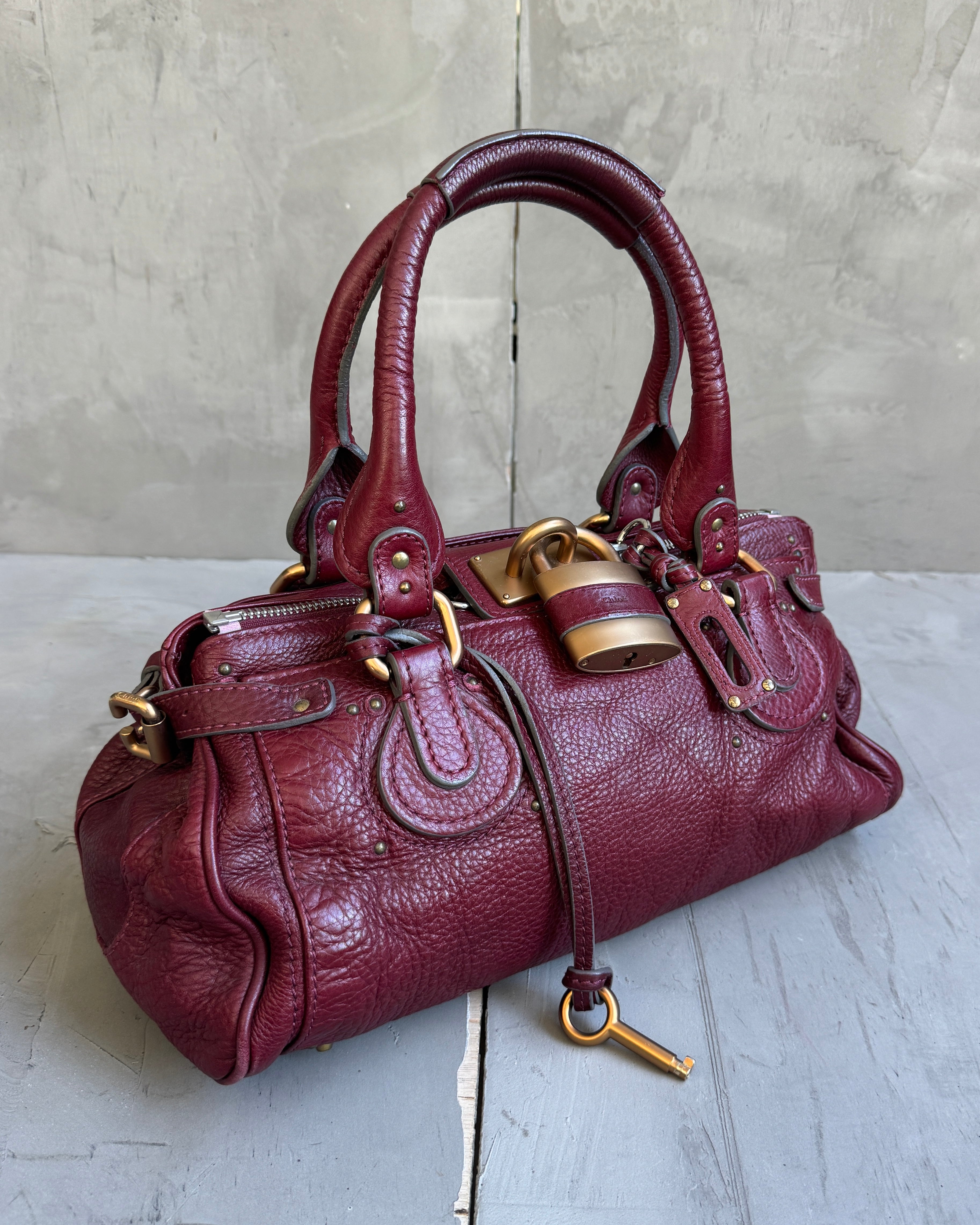 Chloe by Phoebe Philo SS05 Red Paddington Bag