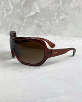 PRADA FW2011 OVERSIZED WRAP SUNGLASSES