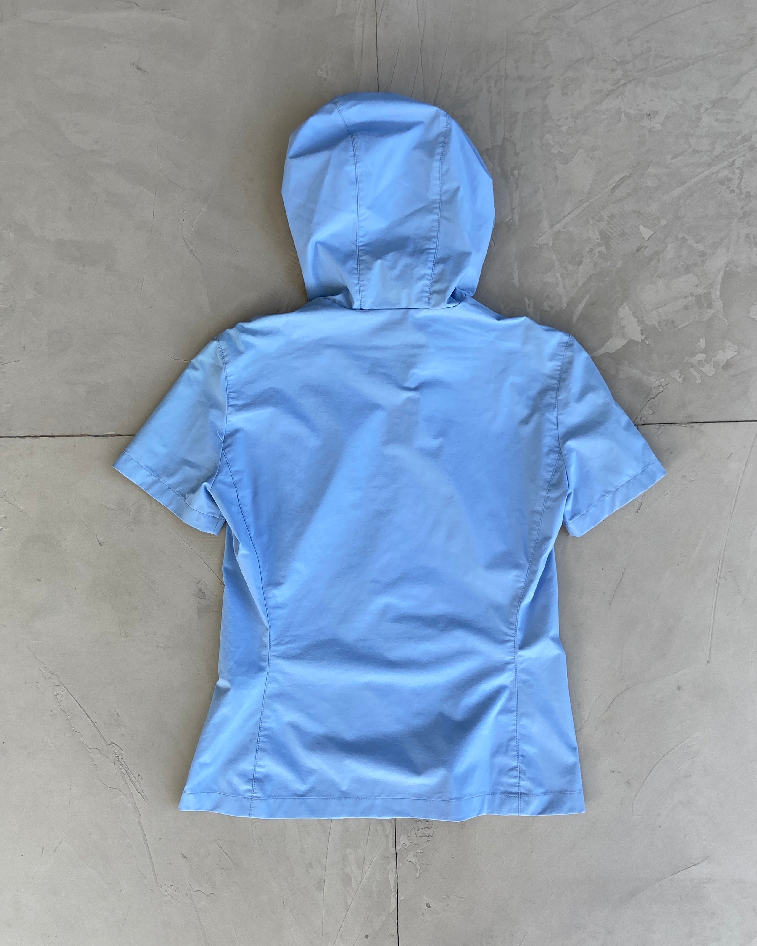 PRADA SPORT SS1999 HOODED ZIP-UP TOP - S