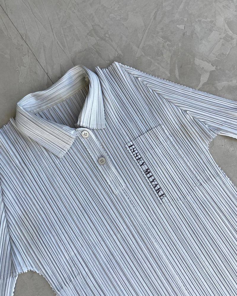 ISSEY MIYAKE PLEATS PLEASE SHIRT TOP - S/M