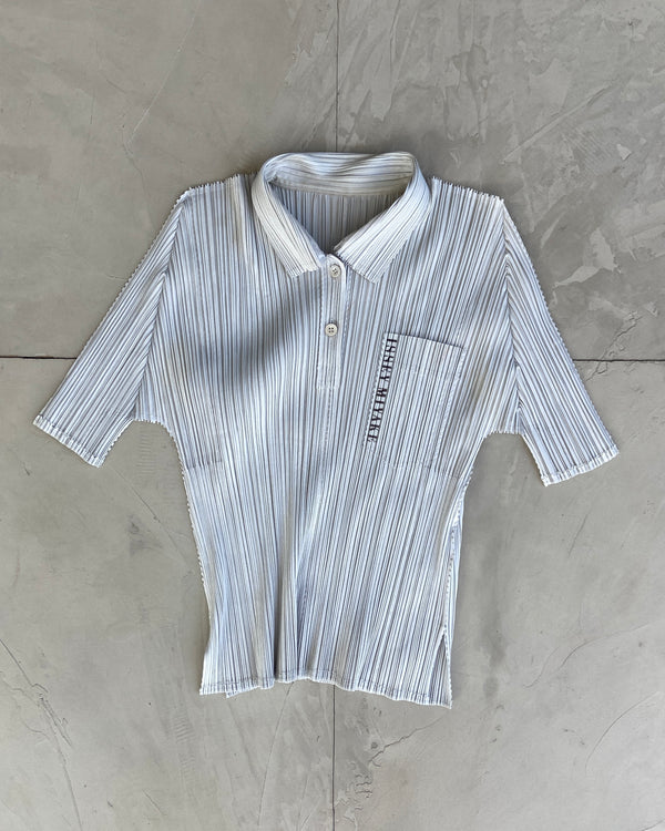 ISSEY MIYAKE PLEATS PLEASE SHIRT TOP - S/M