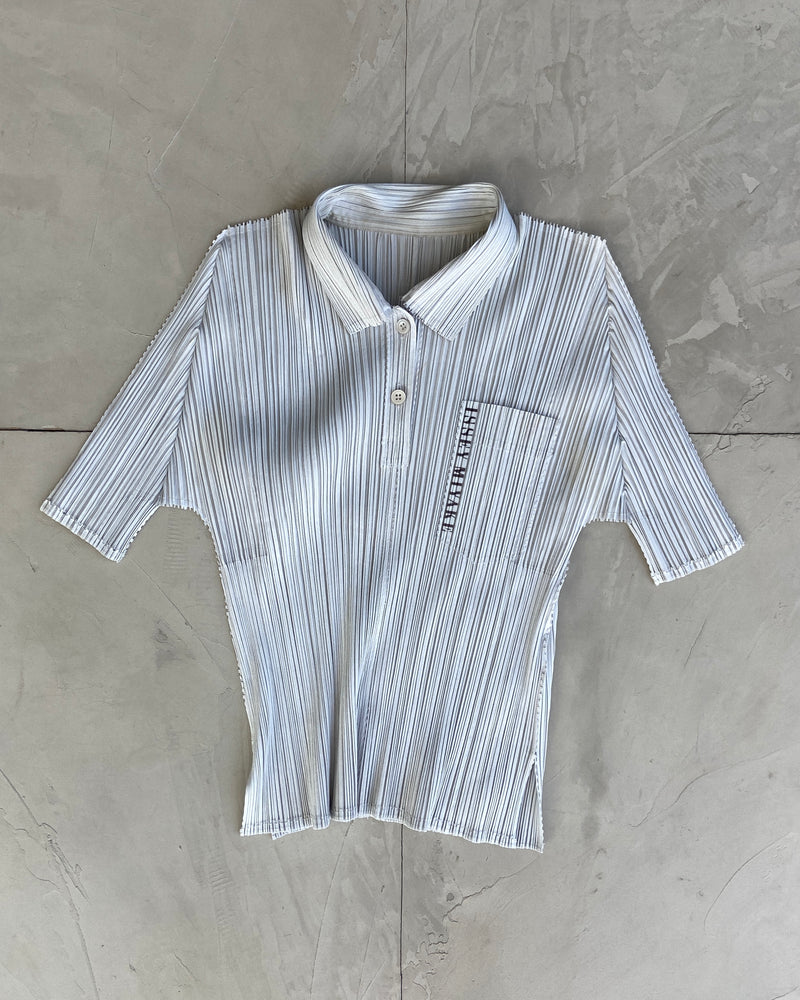 ISSEY MIYAKE PLEATS PLEASE SHIRT TOP - S/M