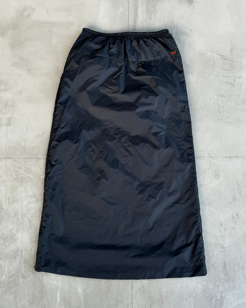 DIESEL NYLON MIDI SKIRT - XS