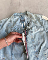 MARITHE FRANCOIS GIRBAUD MFG DENIM JACKET - M