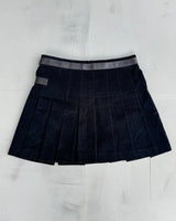 MIU MIU FW03 CORD WRAP PLEATED MINI SKIRT - S/M