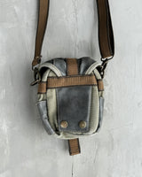 DIESEL LEATHER & CANVAS SIDE BAG