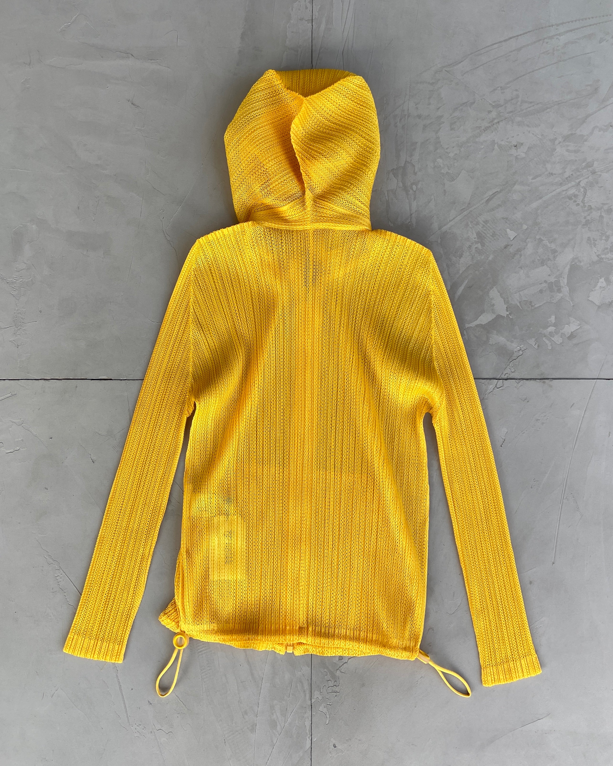 ISSEY MIYAKE PLEATS PLEASE MESH HOODIE