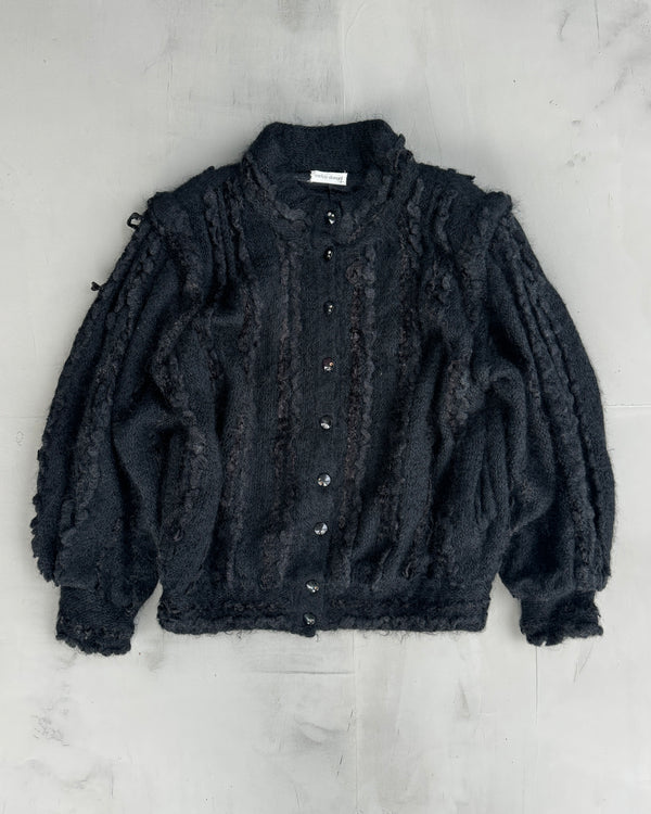 ENRICO DOMANI MOHAIR BUTTON UP KNIT - M