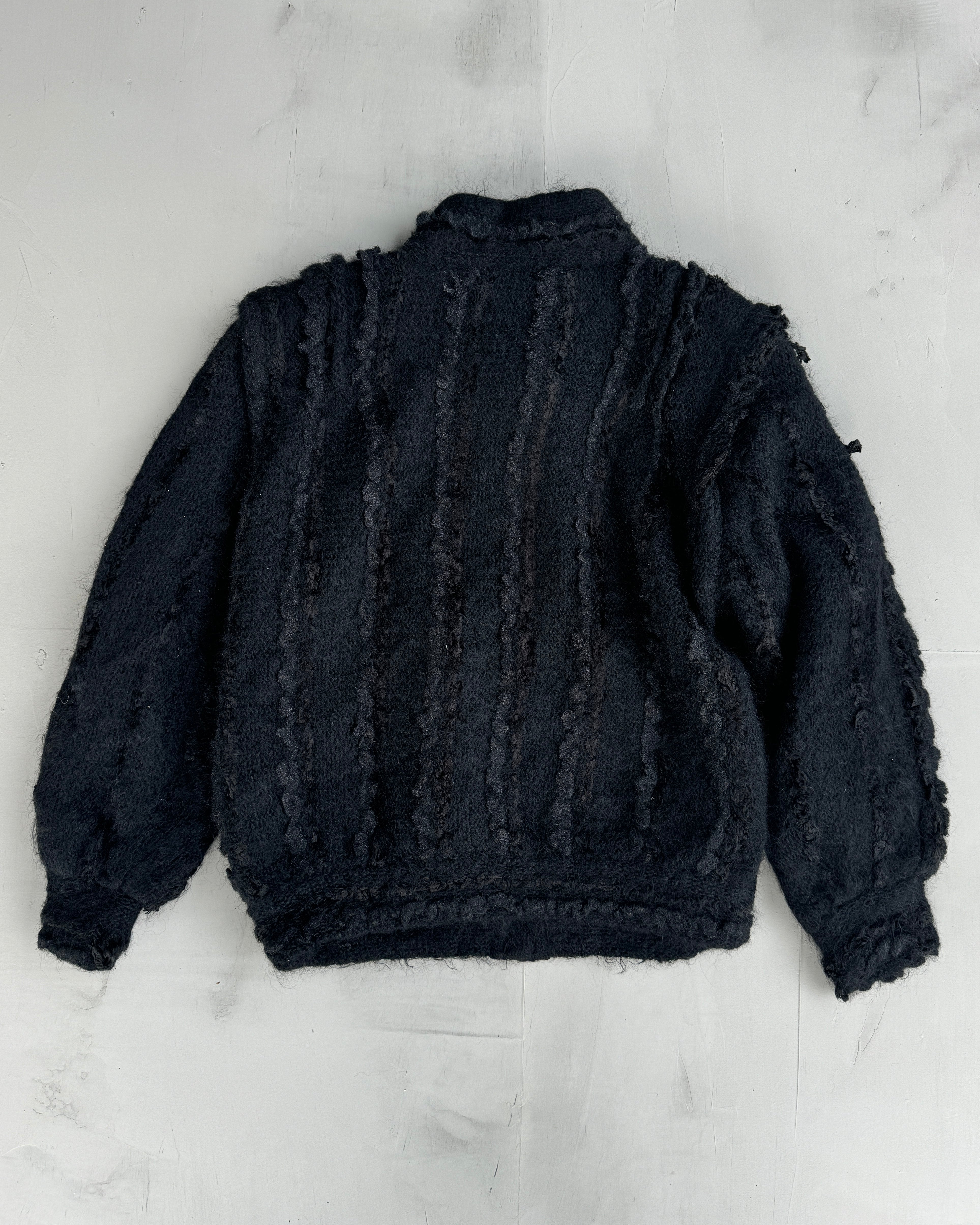 ENRICO DOMANI MOHAIR BUTTON UP KNIT - M