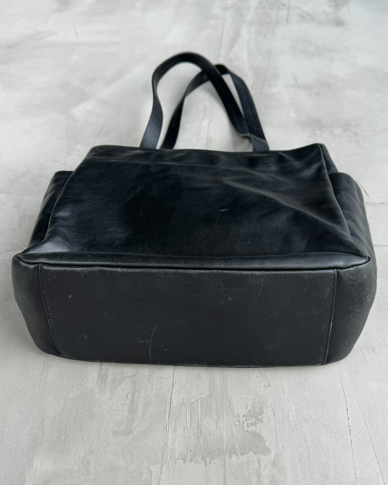 PRADA 2000'S LEATHER MULTI-POCKET TOTE BAG