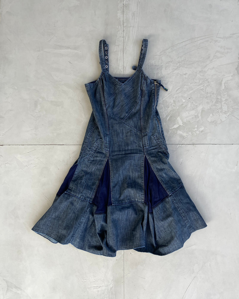 MARITHE FRANCOIS GIRBAUD MFG DENIM DRESS - EU 38 / UK 10