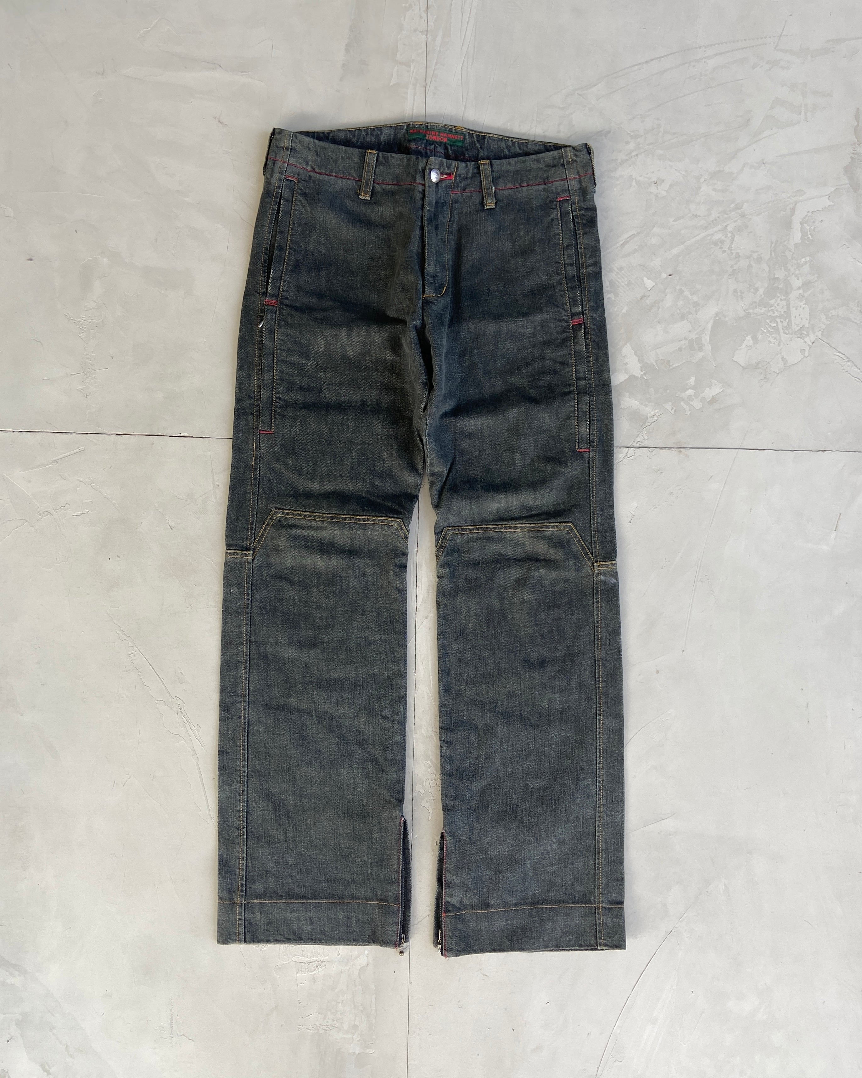 KATHARINE HAMNETT 90'S STRAIGHT LEG JEANS - W31"