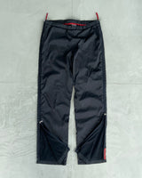 PRADA SPORT 2000'S NYLON ZIPPER TROUSERS - W32"