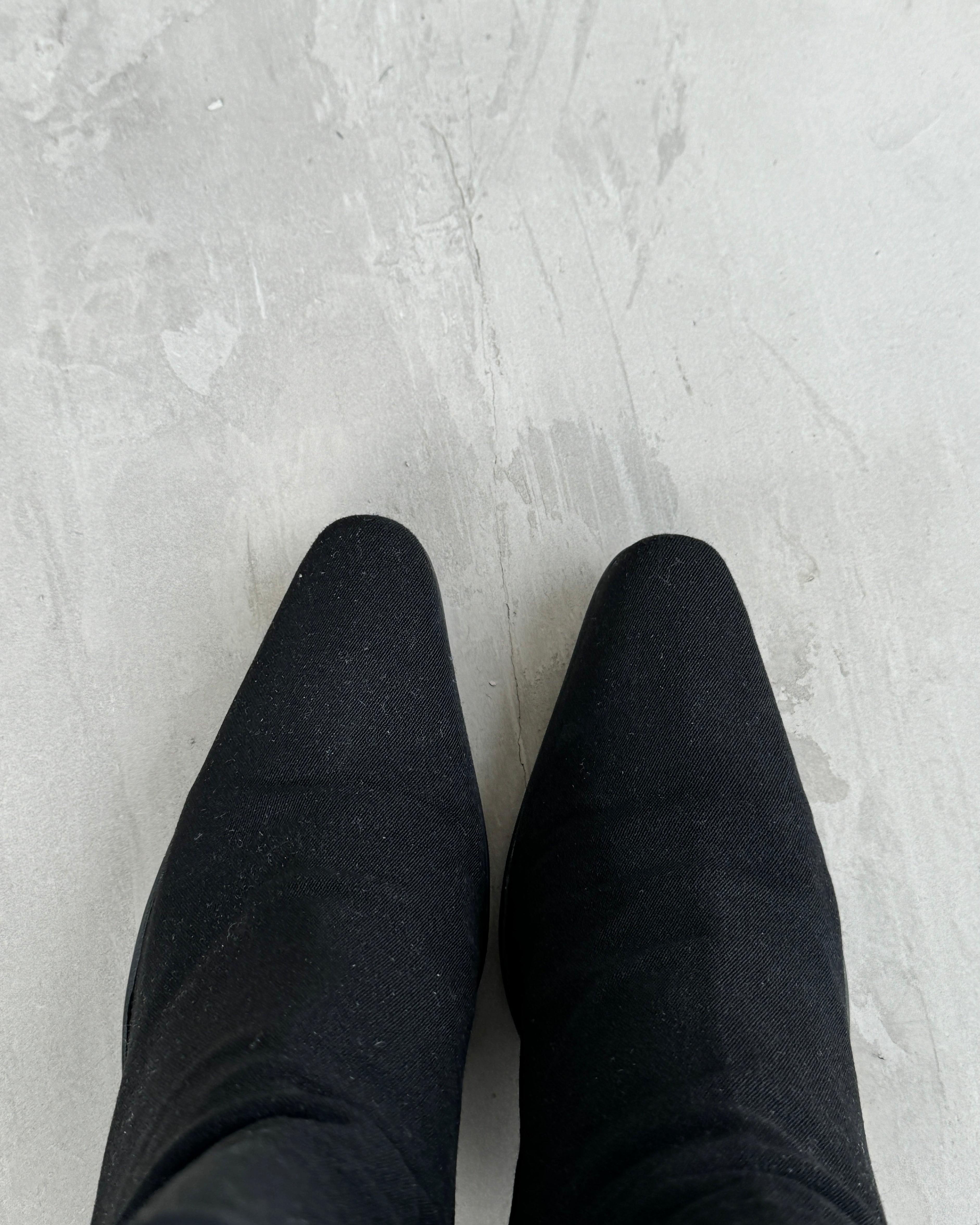 PRADA NYLON HEELED ANKLE BOOT - EU 37.5 / UK 4.5