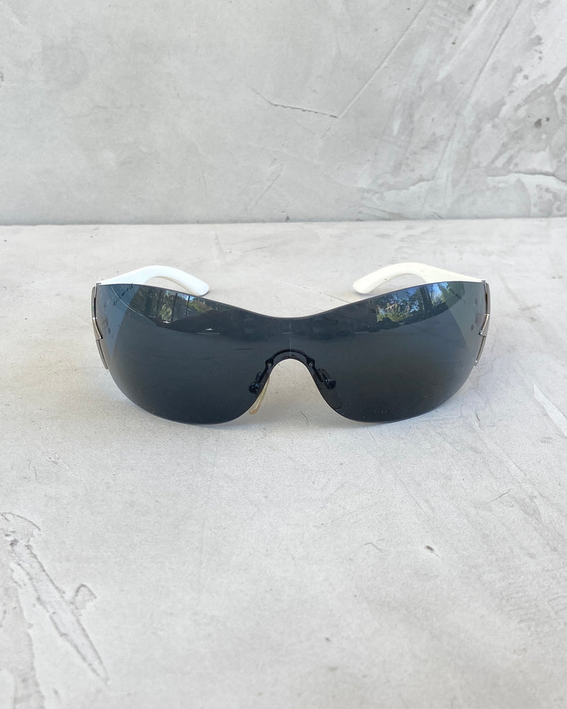 PRADA 2000'S WRAP AROUND STAR SUNGLASSES