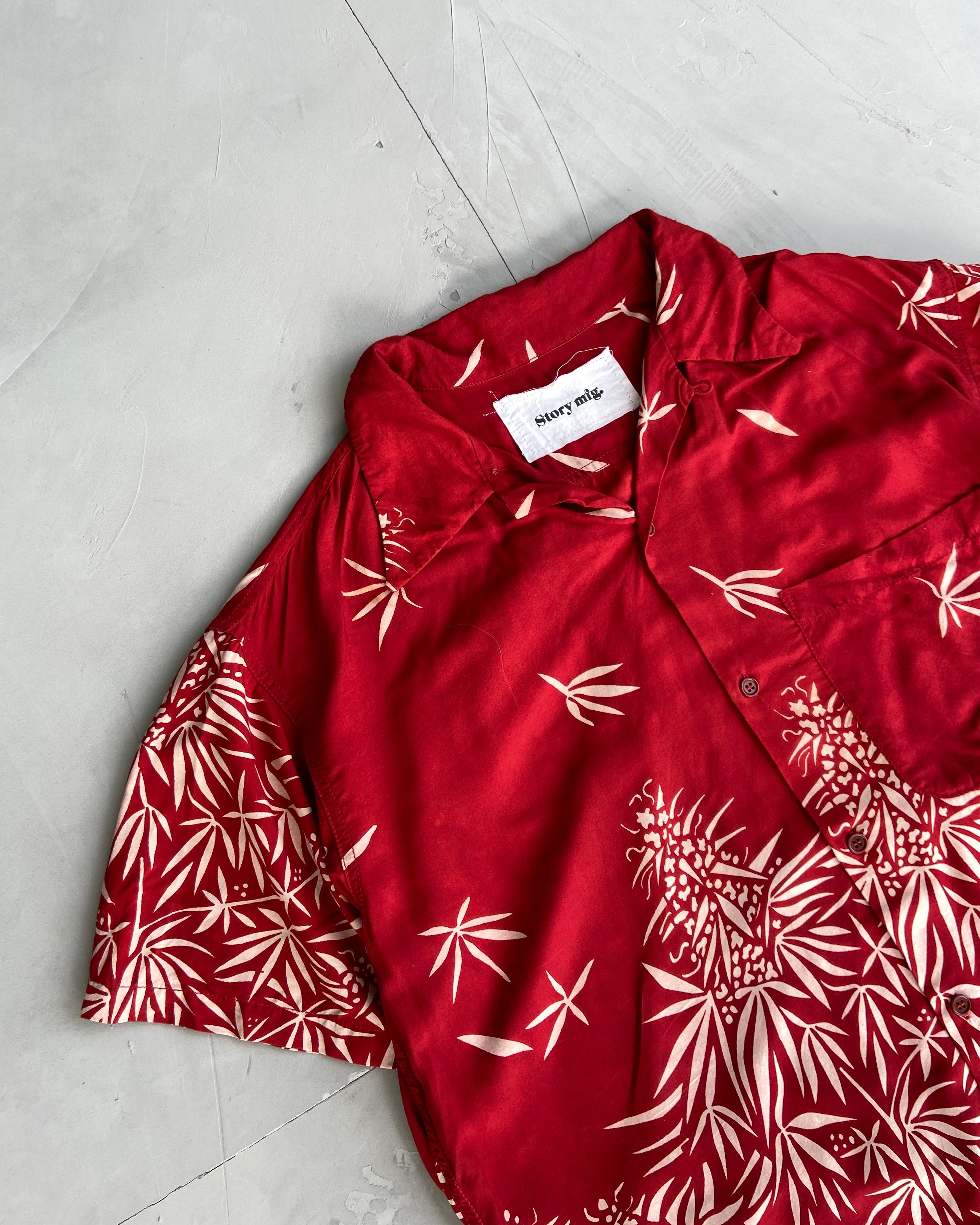 STORY MFG ORGANIC COTTON BATIK SHIRT - L