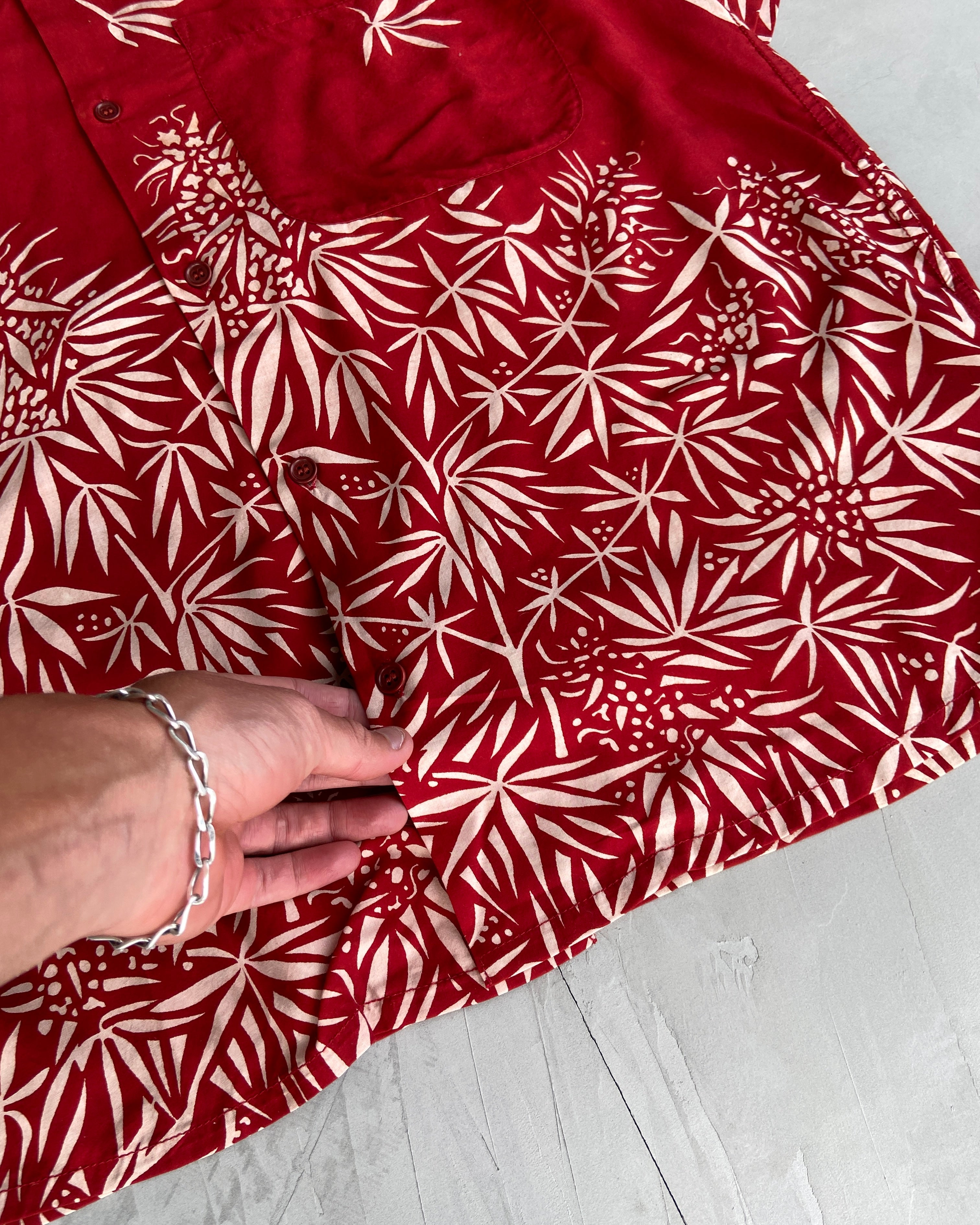 STORY MFG ORGANIC COTTON BATIK SHIRT - L