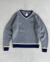 DIESEL KNIT V NECK SWEATSHIRT - M/L