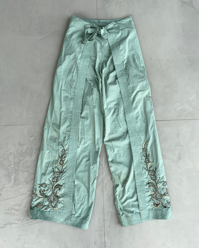 MAHARISHI 90'S WRAP WIDE LEG SUNPANTS