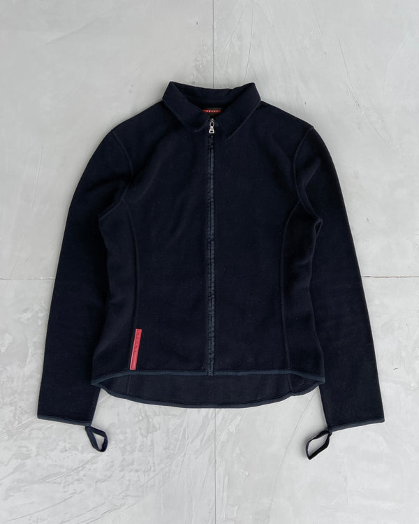 PRADA SPORT 2000'S FLEECE ZIP UP - M