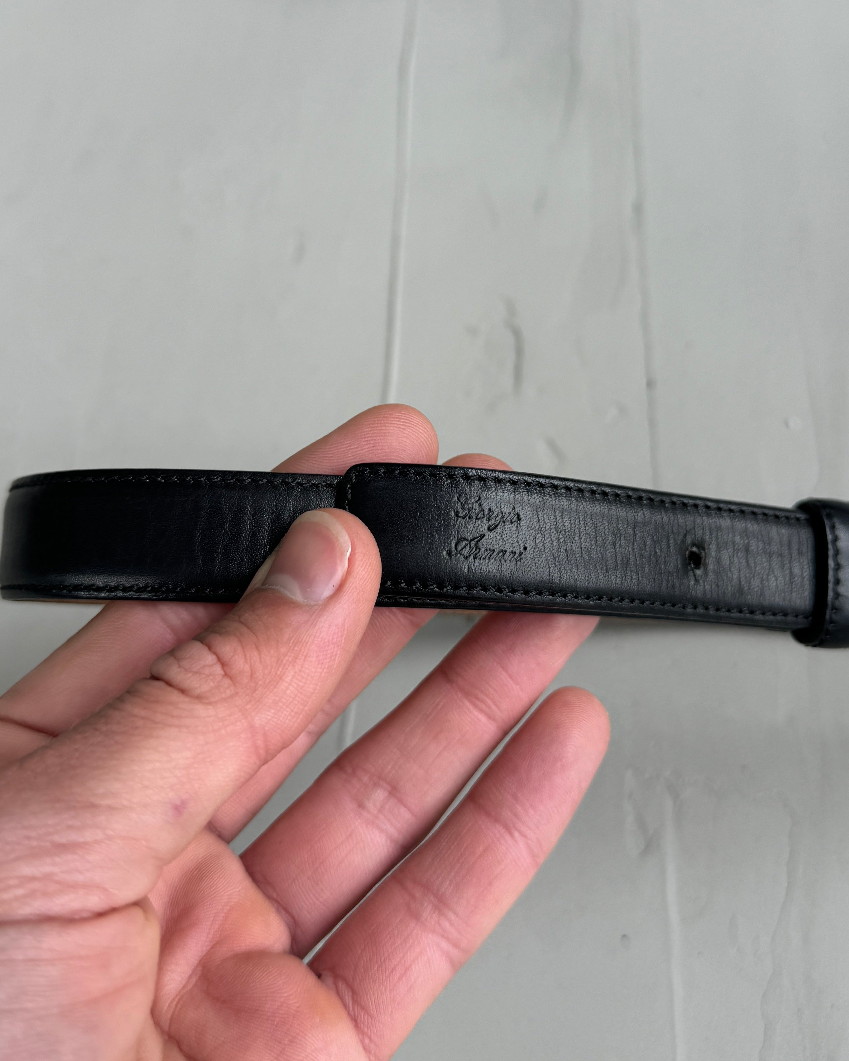 Giorgio Armani Small Leather Belt - XS