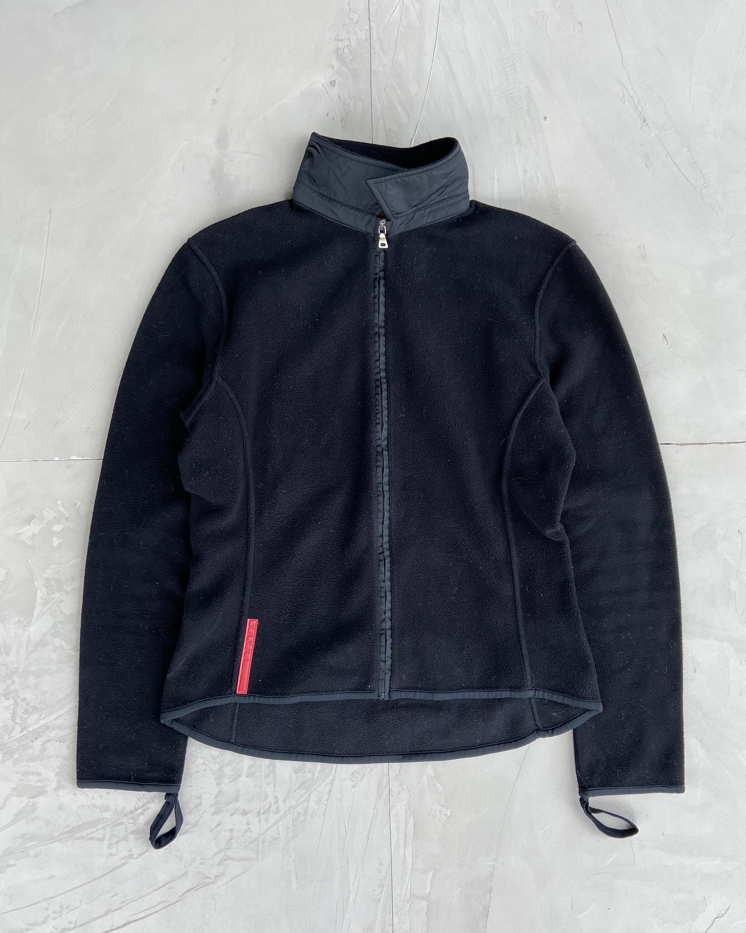 PRADA SPORT 2000'S FLEECE ZIP UP - M