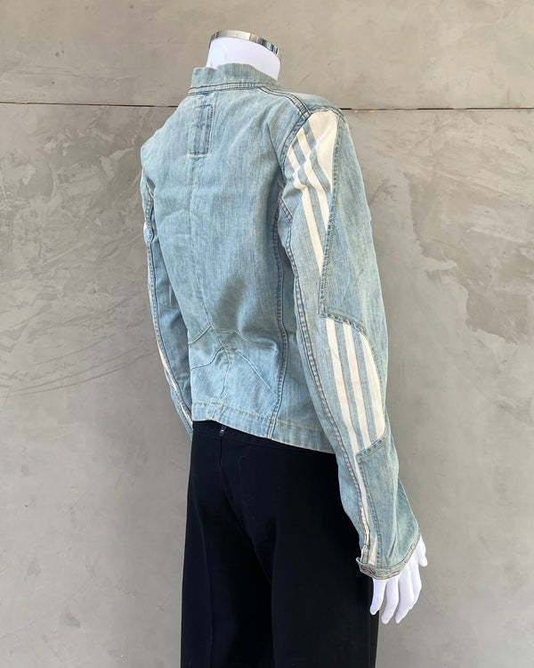 MARITHE FRANCOIS GIRBAUD MFG DENIM JACKET - M