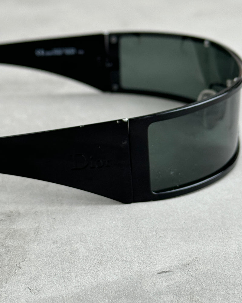 SS03 DIOR PUNK BLACK CHROME SUNGLASSES