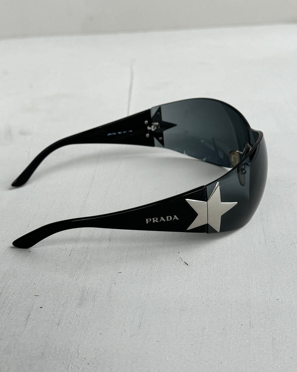 PRADA WRAP AROUND STAR SUNGLASSES