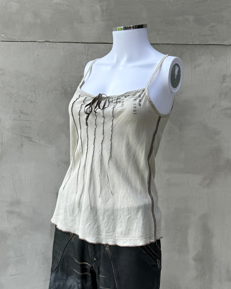 MARITHE FRANCOIS GIRBAUD MFG VEST TOP - M