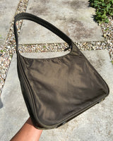 PRADA NYLON KHAKI SHOULDER BAG