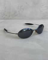 OAKLEY 90'S CHROME CIRCLE FRAME SUNGLASSES