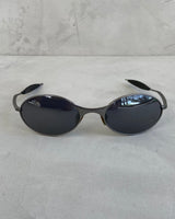 OAKLEY 90'S CHROME CIRCLE FRAME SUNGLASSES