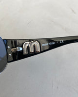 MIU MIU CUTOUT WRAP SUNGLASSES