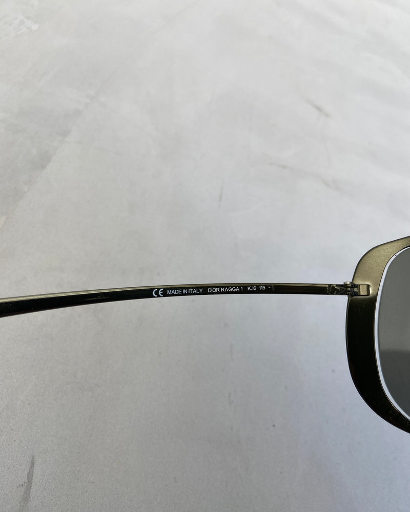 DIOR RAGGA 1 CHROME WRAP SUNGLASSES