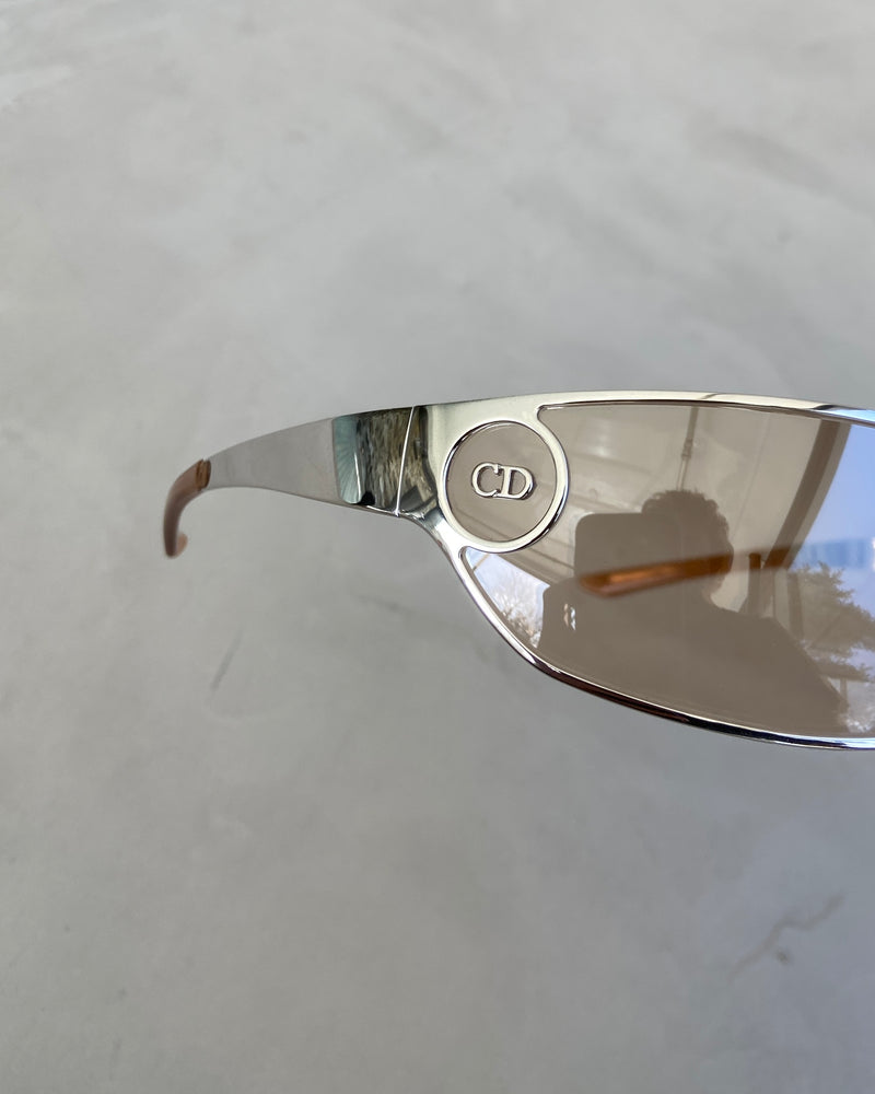 DIOR 'CD' WRAP AROUND SUNGLASSES