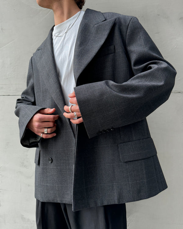 ACNE STUDIOS '1996' OVERSIZED ASYMMETRIC BLAZER - XL