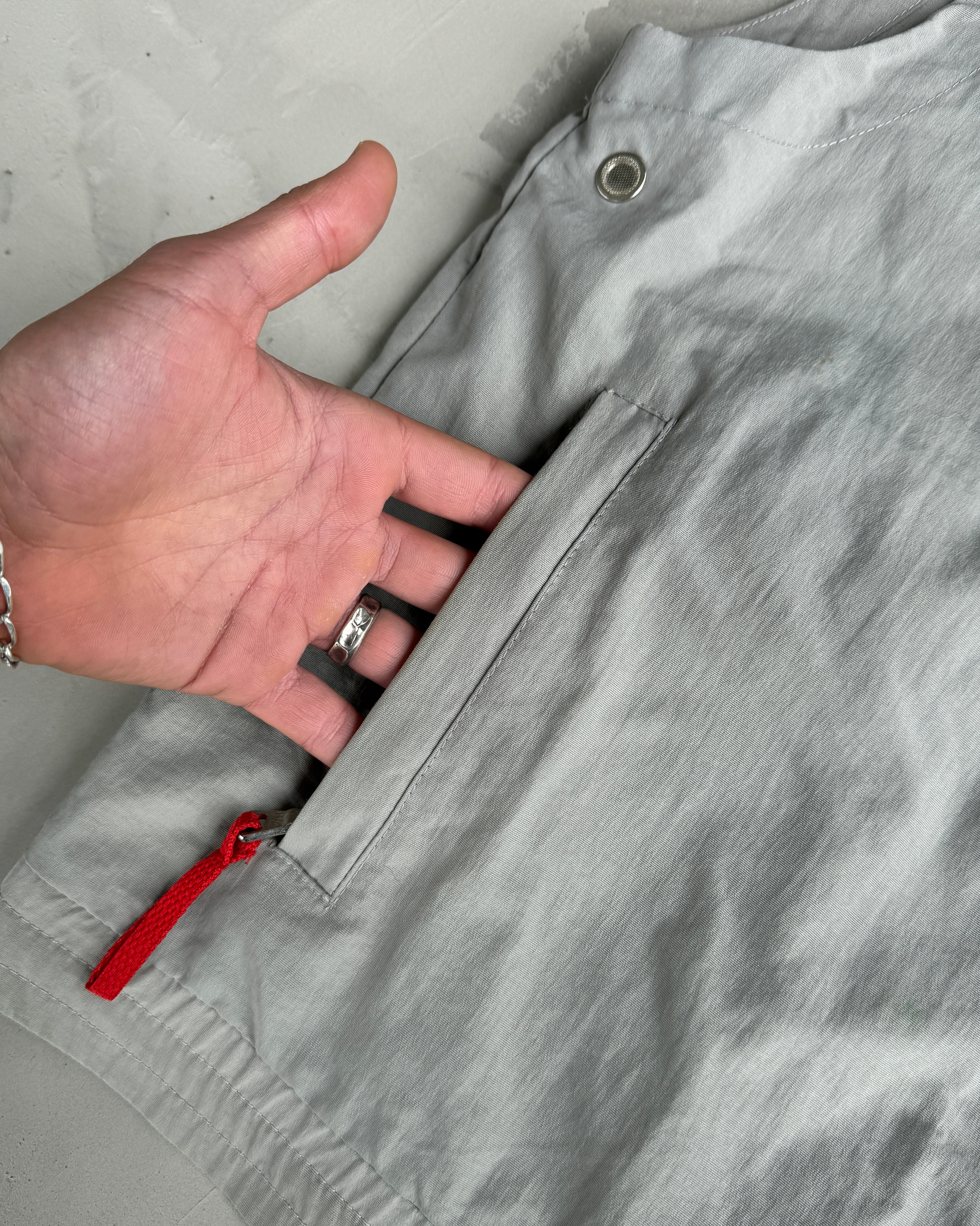 PRADA LUNA ROSSA WAISTCOAT JACKET - L