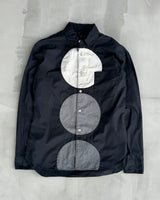 COMME DES GARCONS SHIRT SS13 BLACK & WHITE SHIRT - XS