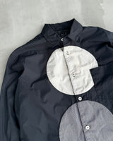 COMME DES GARCONS SHIRT SS13 BLACK & WHITE SHIRT - XS