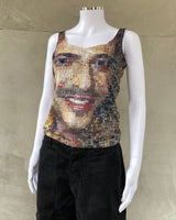 JOHN GALLIANO 'FACES' TANK TOP - M