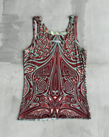 JEAN PAUL GAULTIER JPG SS96 TRIBAL PRINT VEST - M