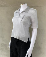 ISSEY MIYAKE PLEATS PLEASE SHIRT TOP - S/M