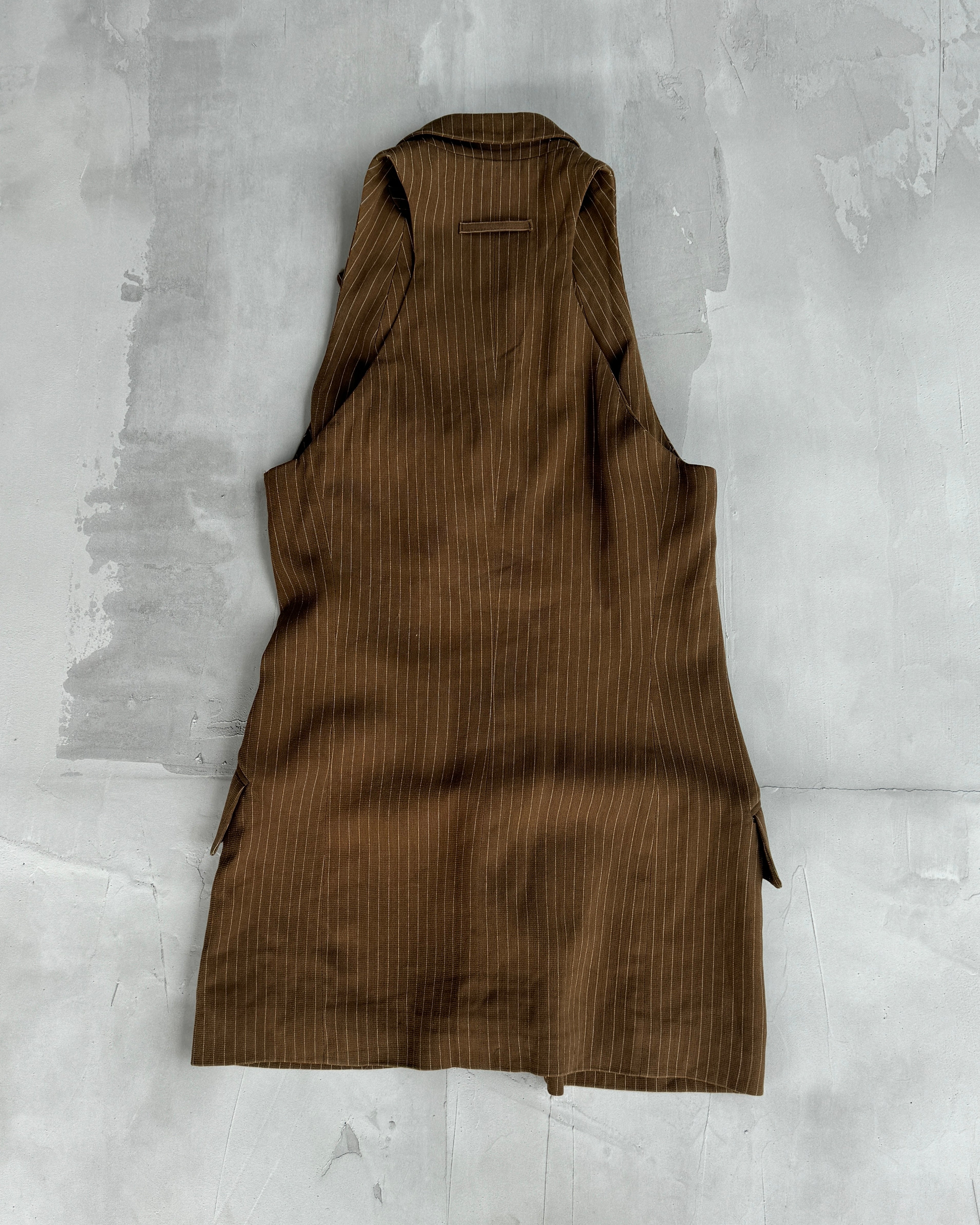 JEAN PAUL GAULTIER JPG FEMME 90'S WRAP WAISTCOAT - L