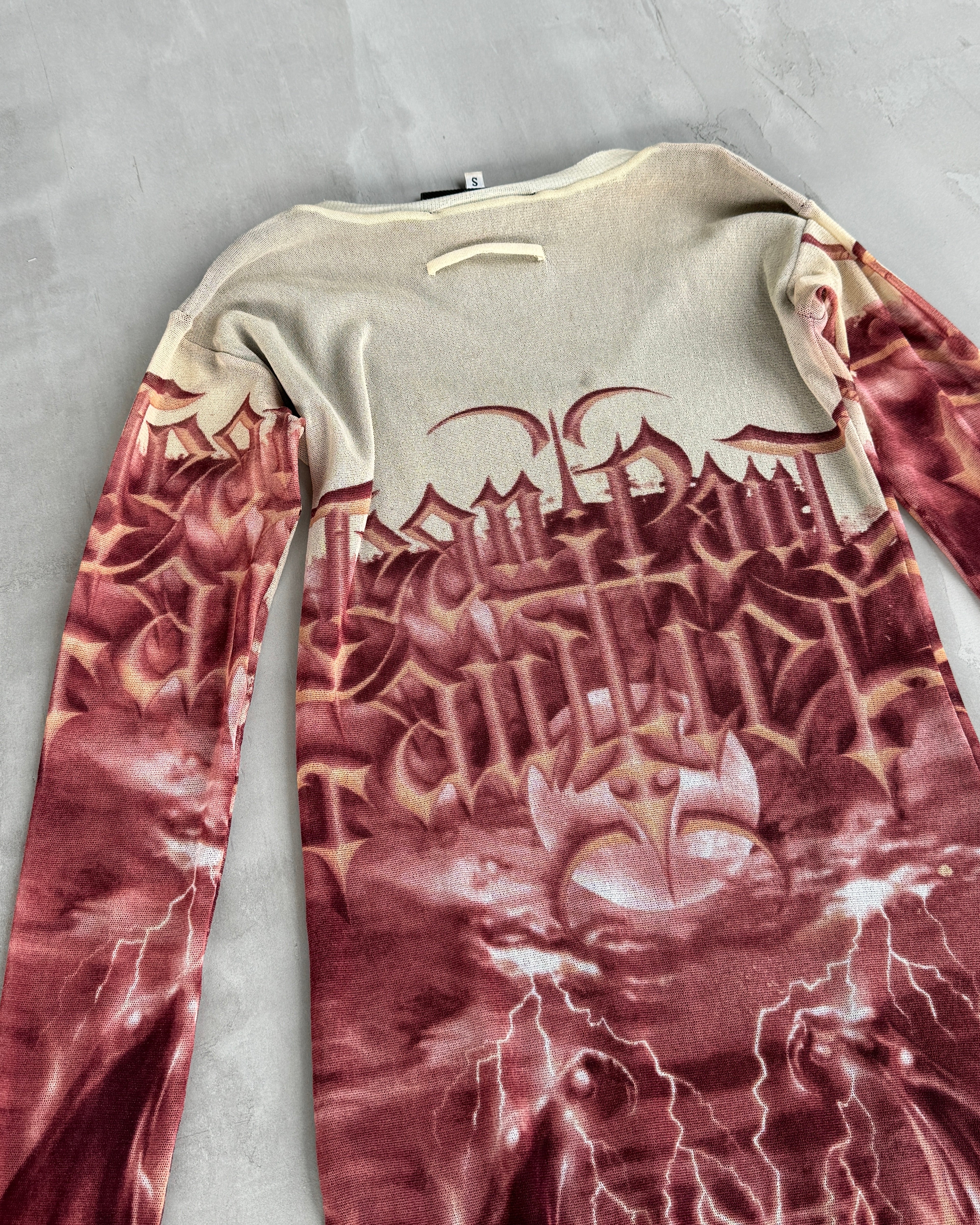 JEAN PAUL GAULTIER JPG SS01 SATAN HELL MESH DRESS - S