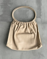 GUCCI TOM FORD RUCHED LEATHER SHOULDER BAG