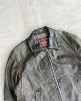 MARLBORO 80'S LEATHER JACKET - XL